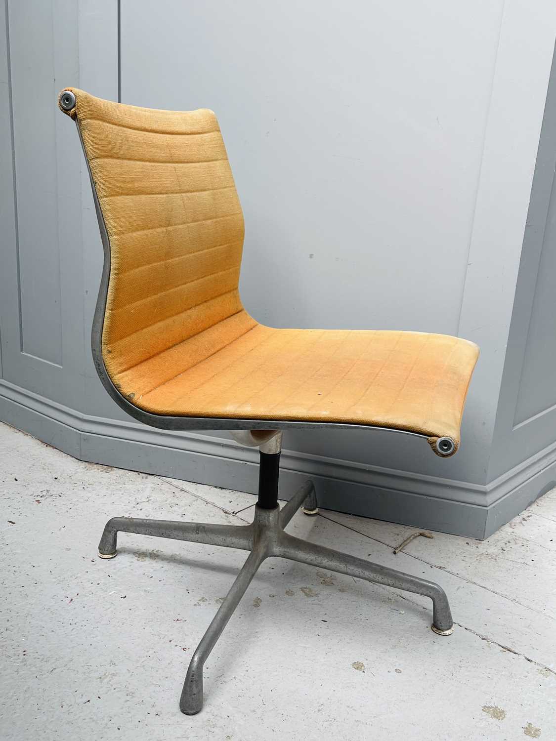 Charles Eames, An office chair, by Herman Miller, with cast aluminium swivel base, height 85cm.