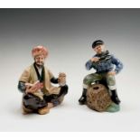 Two Royal Doulton figures - 'Omar Khayyam' HN2247, height 15cm, and 'The Lobster Man', HN2317,