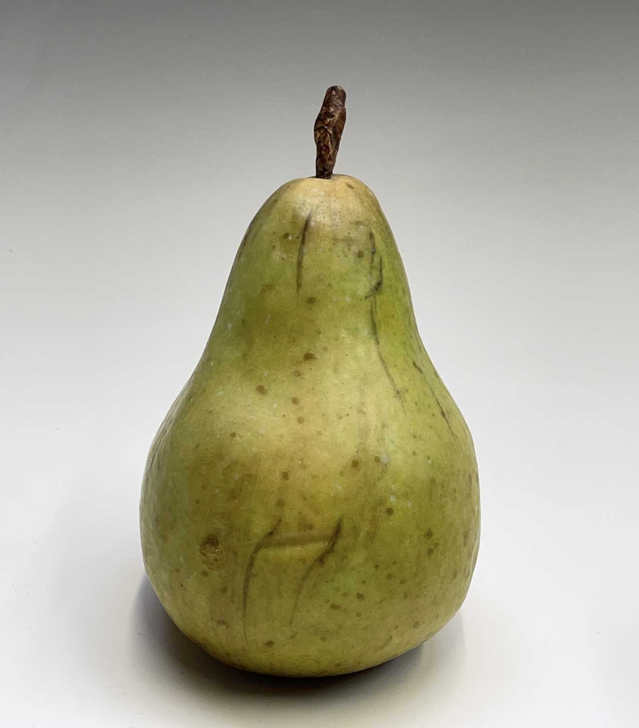 A collection of assorted wax fruit, including apples, bananas, lemons and pears, together with an - Image 4 of 11
