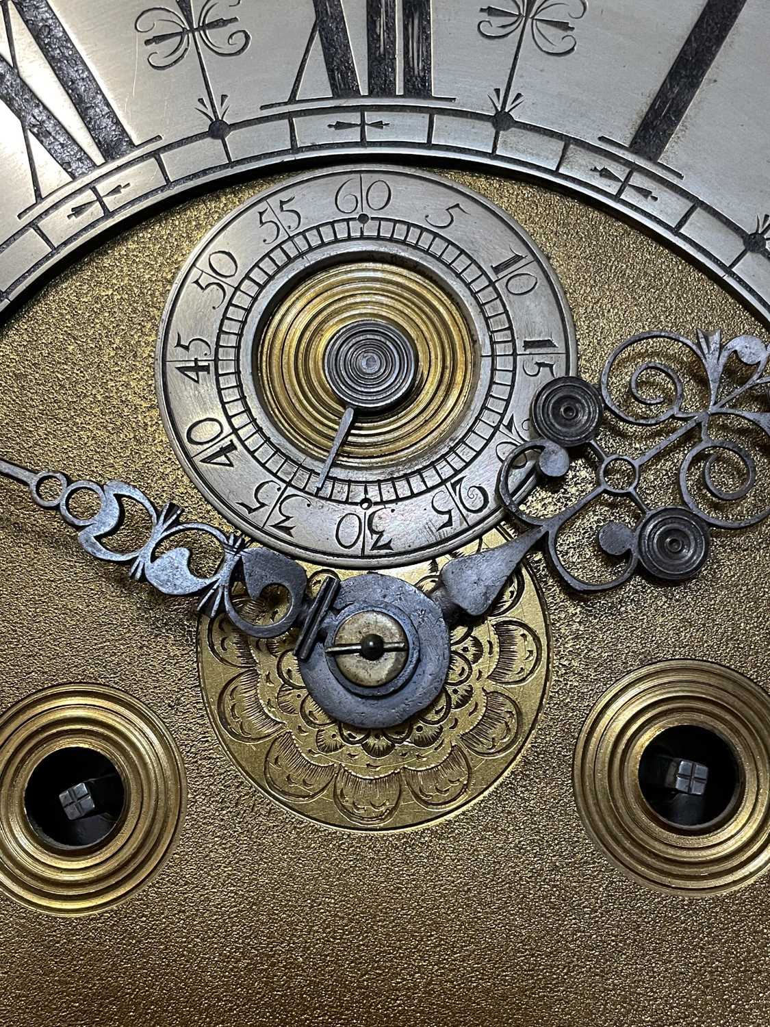 A fine walnut and marquetry eight day longcase clock, early 18th century, with an associated dial - Image 23 of 78