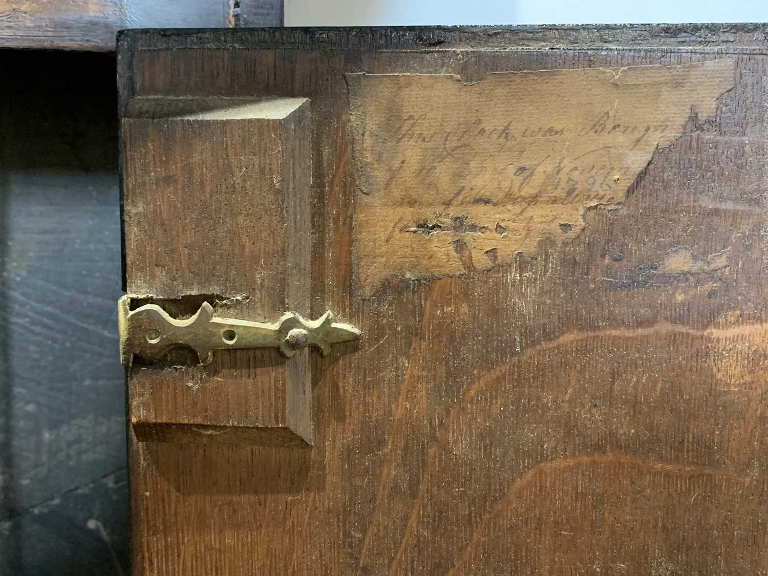 A walnut marquetry longcase clock, the early 18th century eight day movement signed 'Nat(haniel) - Image 15 of 25