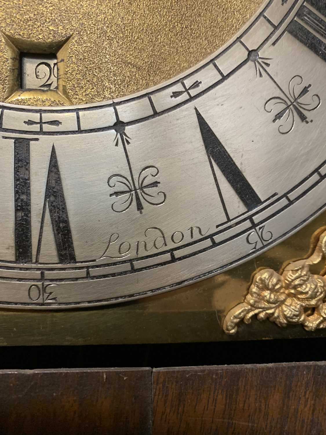 A fine walnut and marquetry eight day longcase clock, early 18th century, with an associated dial - Image 15 of 78