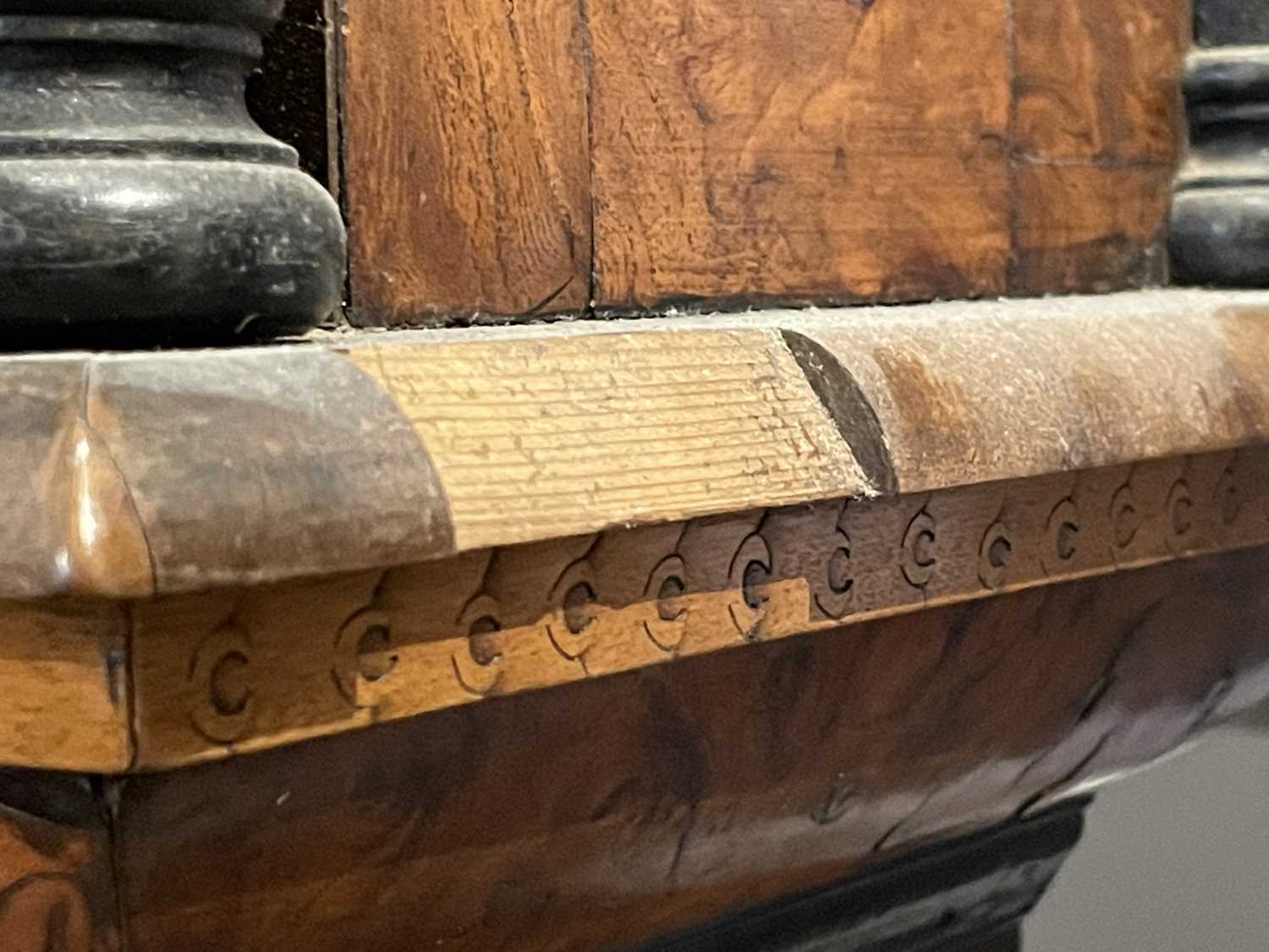 A fine walnut and marquetry eight day longcase clock, early 18th century, with an associated dial - Image 72 of 78