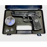 A Pietro Beretta Gardone VT Mod. 92 FS .177/4.5mm air pistol, cased.Condition report: It looks to be