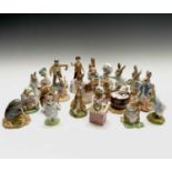 A collection of twenty-eight Royal Albert Beatrix Potter figures (box).
