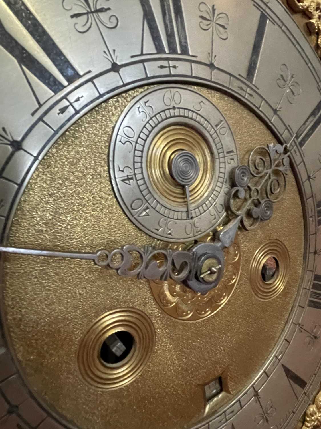 A fine walnut and marquetry eight day longcase clock, early 18th century, with an associated dial - Image 13 of 78