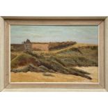 R.C.H BELLERS (XX), 'Fish Cellars - Harlyn Bay', oil on board, signed, inscribed to the verso,