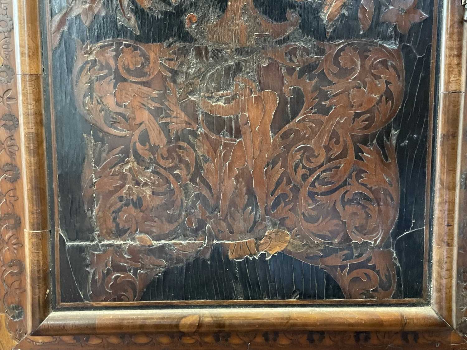 A fine walnut and marquetry eight day longcase clock, early 18th century, with an associated dial - Image 65 of 78