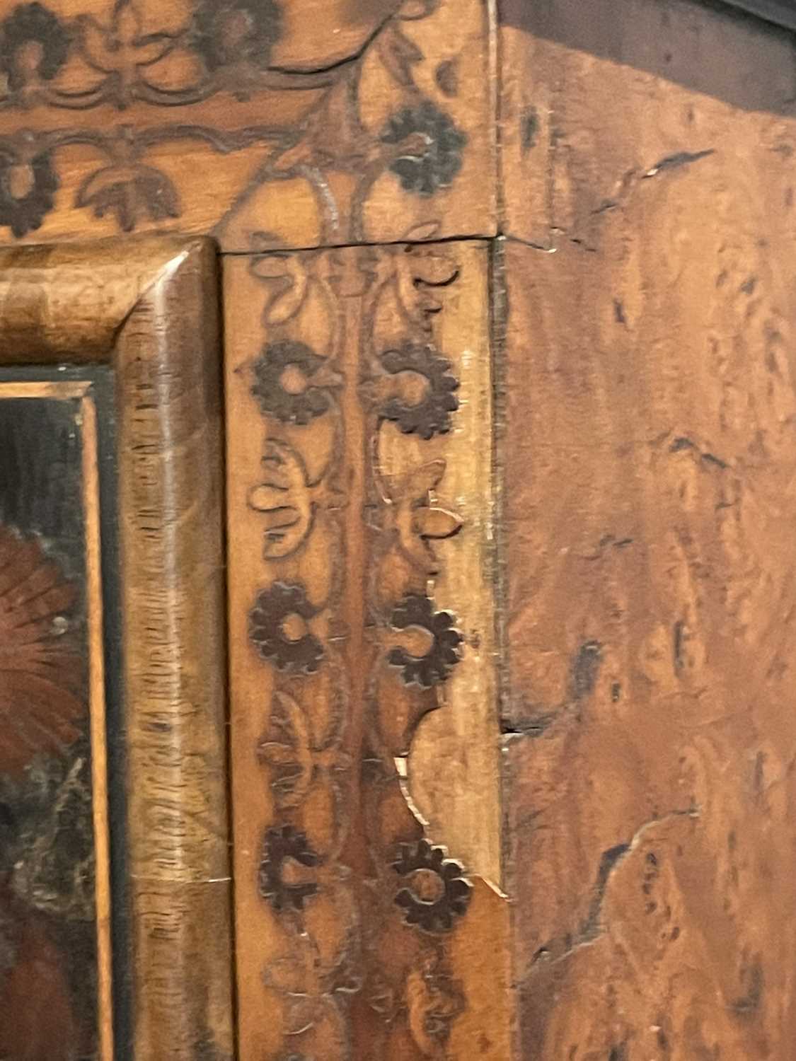 A fine walnut and marquetry eight day longcase clock, early 18th century, with an associated dial - Image 60 of 78