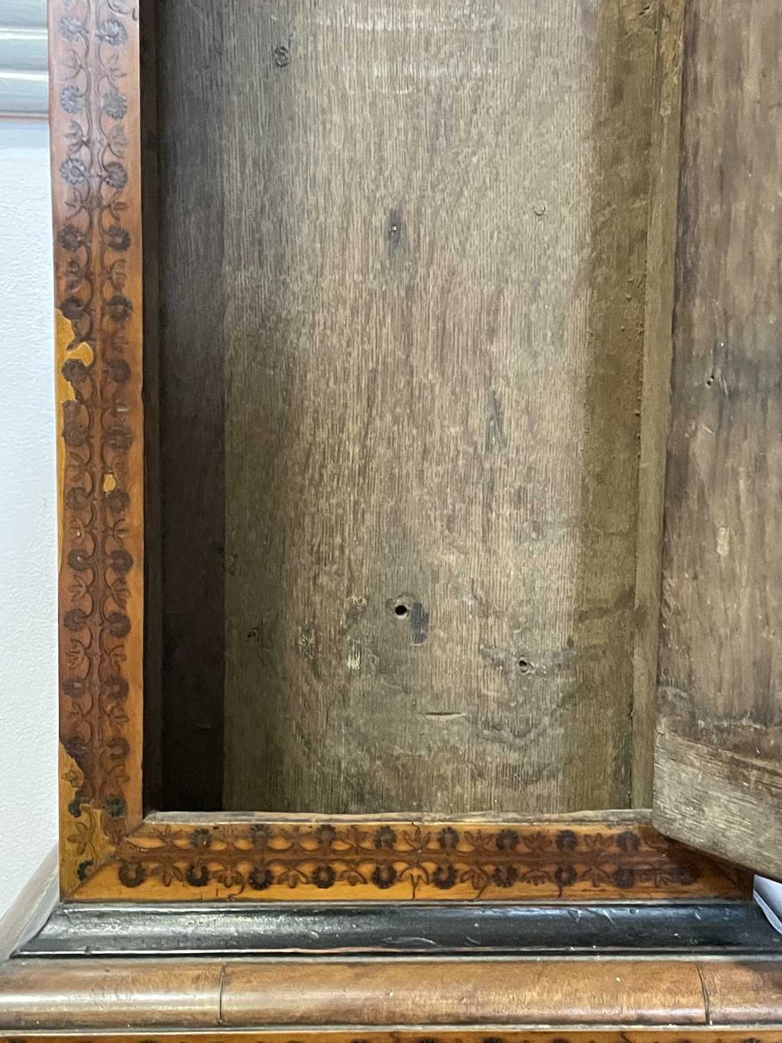 A fine walnut and marquetry eight day longcase clock, early 18th century, with an associated dial - Image 24 of 78