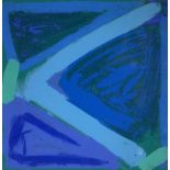 Anthony FROST (1951) Totally Blue Beat Screenprint Signed, dated '97 and numbered 30/55 30cm x 30cm