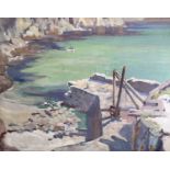 Stanley Horace GARDINER (1887-1952) Lamorna Quay Oil on canvas Signed 40 x 50cm Exhibited -