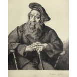 Edward Bouverie HOYTON (1900-1988) Old Moffat Etching Signed 28x22.5cm plate size