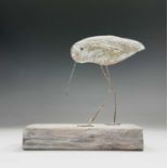 William BLACK (20th Century St Ives) Wader Copper sculpture Signed, inscribed and dated '66 to