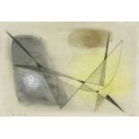 John WELLS (1907-2000) Untitled, 86/8D Mixed media Signed, inscribed and dated 1974 Further