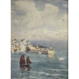William Banks FORTESCUE (c.1855-1924) St Ives Harbour Watercolour Signed 16 x 11.5cmCondition
