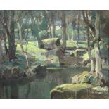 Stanley Horace GARDINER (1887-1952) Woodland Stream Oil on canvas Signed 51 x 61cm Condition report: