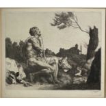 Ian STRANG (1886-1952) The Prodigal Son Etching Signed 17cm x 20cmCondition report: This work is