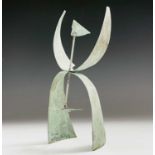 William BLACK (20th Century St Ives School) Angel Copper sculpture Signed, inscribed and dated '68