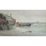 Pilfold Fletcher WATSON (1842 - 1907)St Ives WatercolourSigned, inscribed and dated 189819 x 31cm