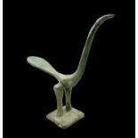 Breon O'CASEY (1928-2011) TURQUOISE BIRD, 2002 Bronze 3/3 26 x 23 x 10 cm10 1/4 x 9 1/8 x 4 in