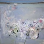Simon POOLEY (1955) Clematis Mixed media on canvas Signed Signed, inscribed and dated 2013 to