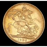 Sovereign 1896 Sydney Extremely Fine