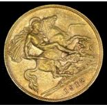 Half Sovereign 1912 Extremely Fine