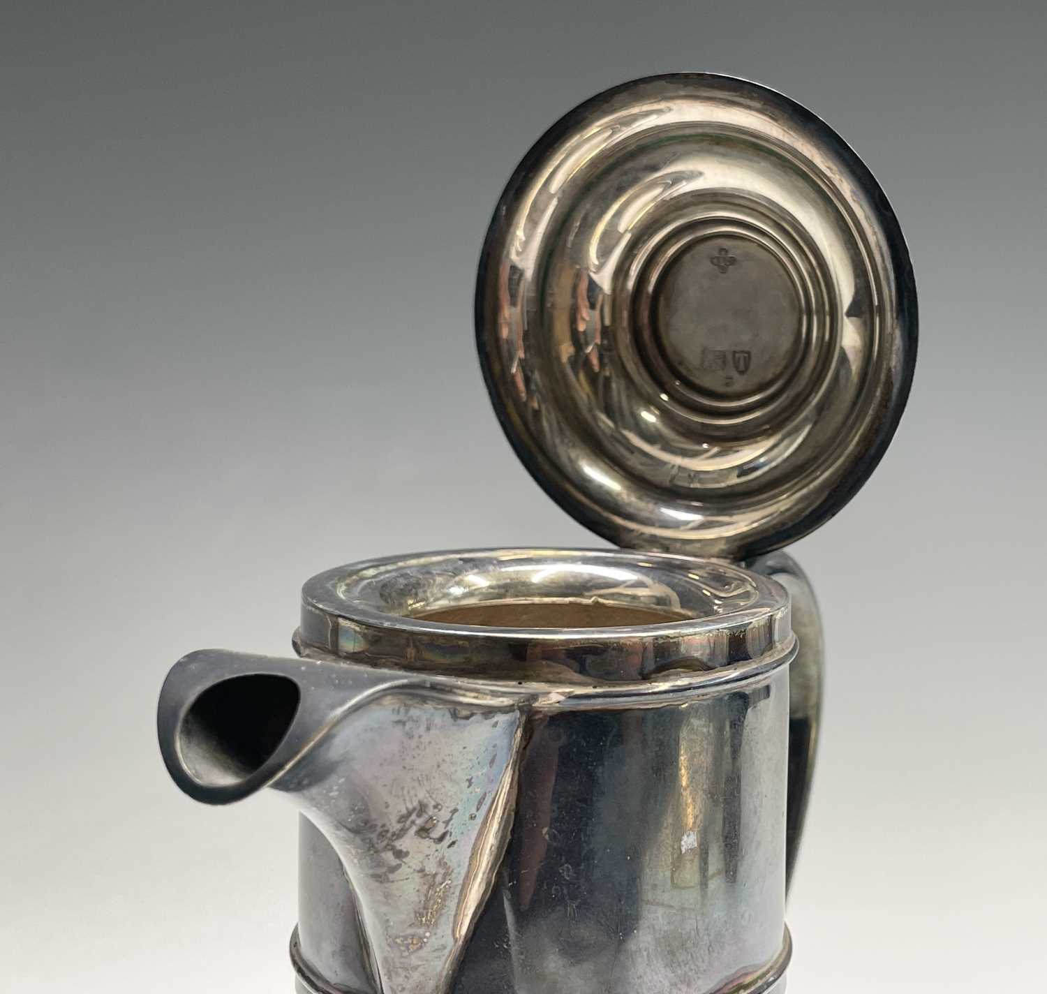 A late Victorian silver mounted claret jug by Horace Woodward & Co Ltd London 1894 20.5cm - Image 7 of 7