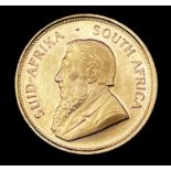 A gold Krugerrand 1975 Condition report: This coin is in Uncirculated condition