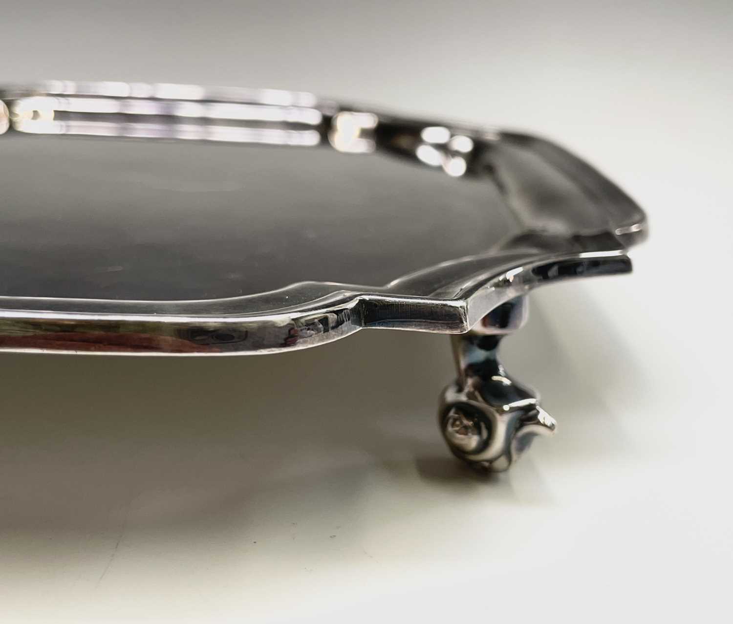 A square silver tray by A Chick & Sons Ltd Sheffield 1960 16.39ozCondition report: Width of tray - Image 3 of 8