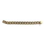 A handsome 18ct gold curb link chain bracelet by Friedrich Binder 210mm 55.1gmCondition report: