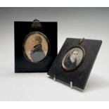 Portrait miniatureAn early 19th century portrait of a gentleman in profile, wearing a cravat and