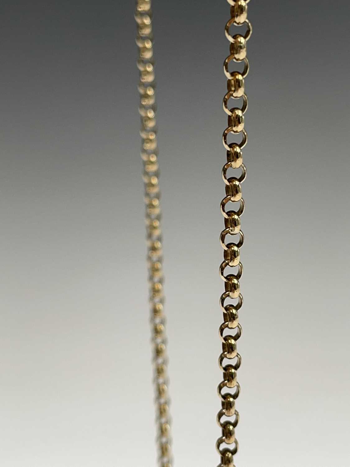 A 9ct belcher link gold necklace 13.3gm 62cmCondition report: Good condition - Image 3 of 6