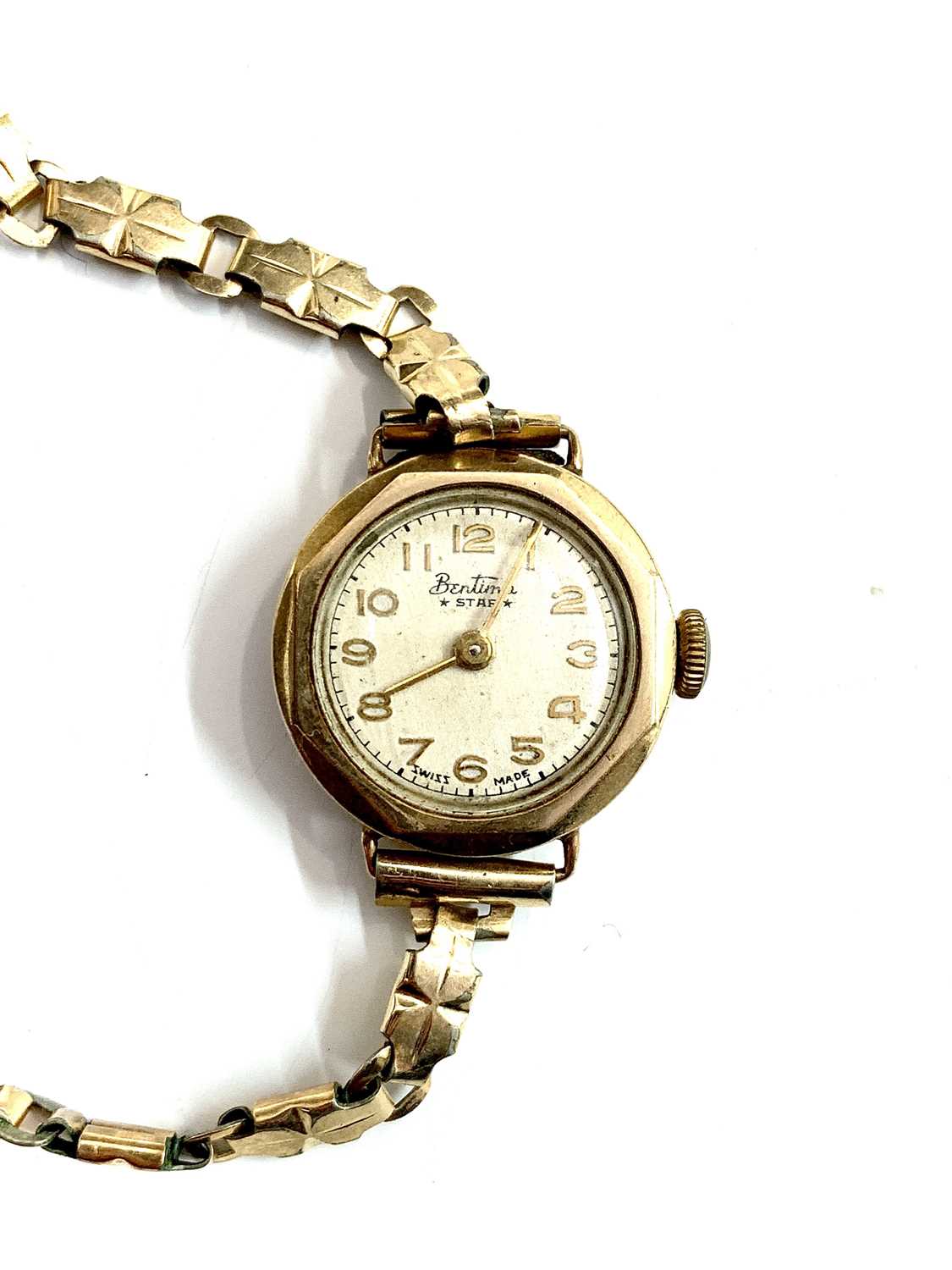 Three ladies 9ct gold cased wristwatches - Image 2 of 4