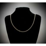 A 9ct belcher link gold necklace 13.3gm 62cmCondition report: Good condition