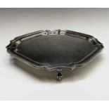 A square silver tray by A Chick & Sons Ltd Sheffield 1960 16.39ozCondition report: Width of tray