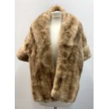 Five vintage fur shrugs (5)