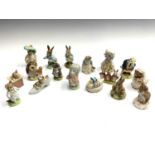 A collection of 17 boxed Royal Albert Beatrix Potter figures comprising 'Tom Kitten', 'Timmy