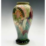 A Moorcroft 'Carp' pattern vase, designed by Sally Tuffin, painted and impressed marks to base,
