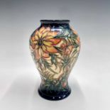 A Moorcroft 'Spike' pattern vase, impressed marks to base including Rachel Bishop and Nicola