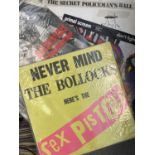 A good collection of New Wave, Rock and Pop Lp's including Sex Pistols 'Never Mind The Bollocks' V