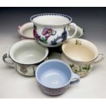 A collection of china chamber pots - Victorian to early 20th century - comprising a pair of