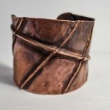 The Cornish Copper Company Recycled copper cuff bracelet Cuff is 50mm wide and 170mm in length 'I