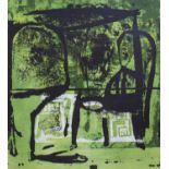 Peter LANYON (1918-1964) In the Trees Screenprint The Fine Art Society PLC label to verso 21.8 x