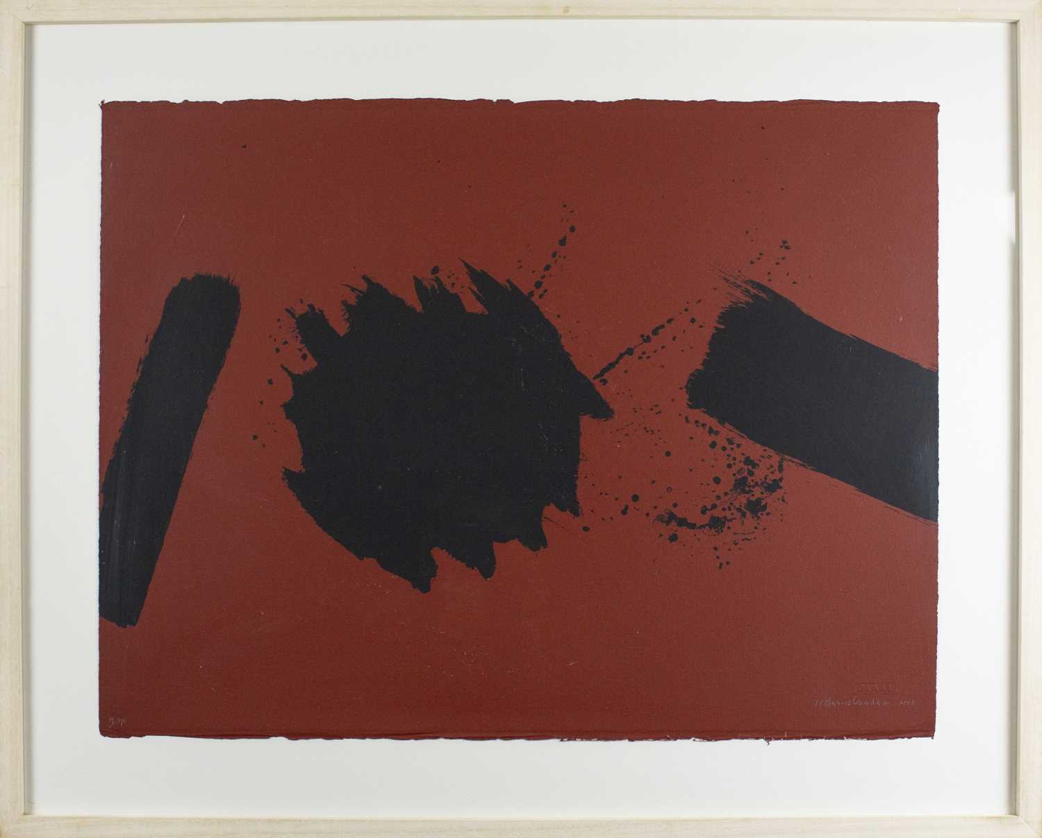 Wilhelmina BARNS-GRAHAM (1912-2004) Earth 1 Screenprint Signed, dated 2002 and numbered 11/70 - Image 2 of 3