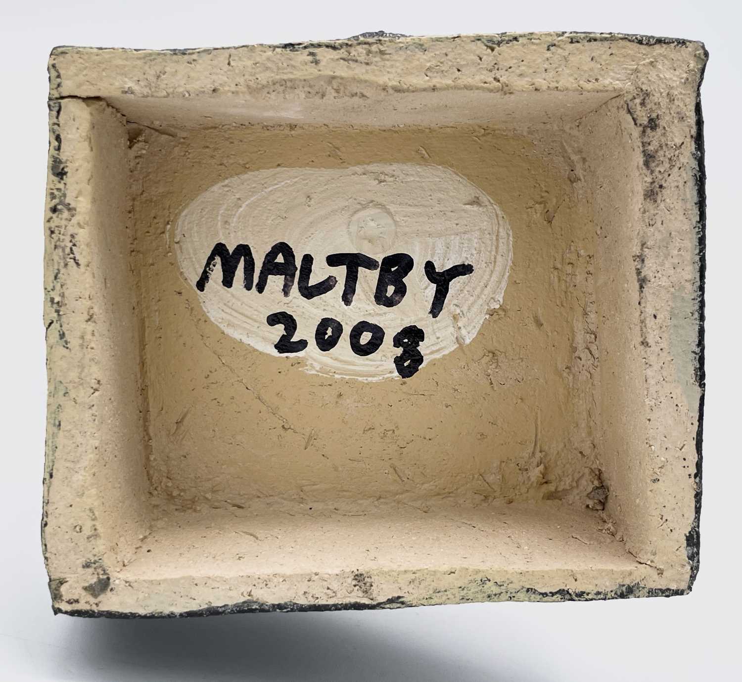 John Maltby (1936-2020) King Stoneware Impressed potters seal Signed and dated 2008 to the base - Image 8 of 9