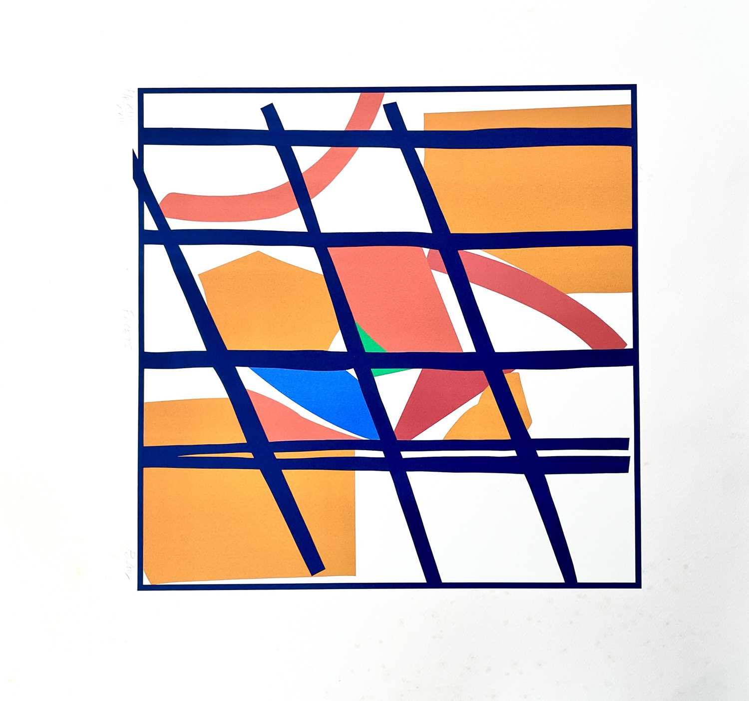 Sandra BLOW (1925-2006) Facets Screenprint Signed and inscribed Numbered A/P XIII/XVIII Paper size - Image 2 of 2