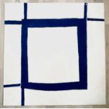 Sandra BLOW (1925-2006) Three Square A Stoneman Editions Rug by Christopher FARR, London Mill spun