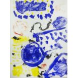 Patrick HERON (1920-1999) Untitled, c.1994 Monotype Christie's label to verso Further labels to